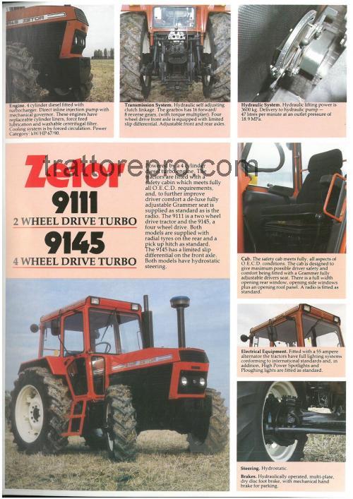 Zetor 9111 recensioni e scheda tecnica